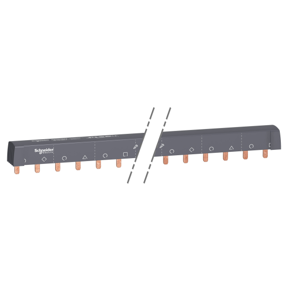 Acti9 iC60, peigne à dents, 3 x N+P, 100A, 24 modules de 18mm