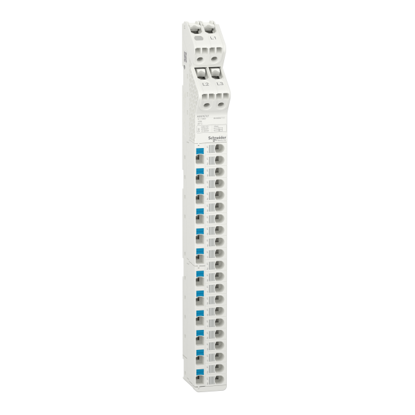 Répartiteur Vertical 125 A 250/440 V 33 Points de Connexion Acti9 Vdis Schneider