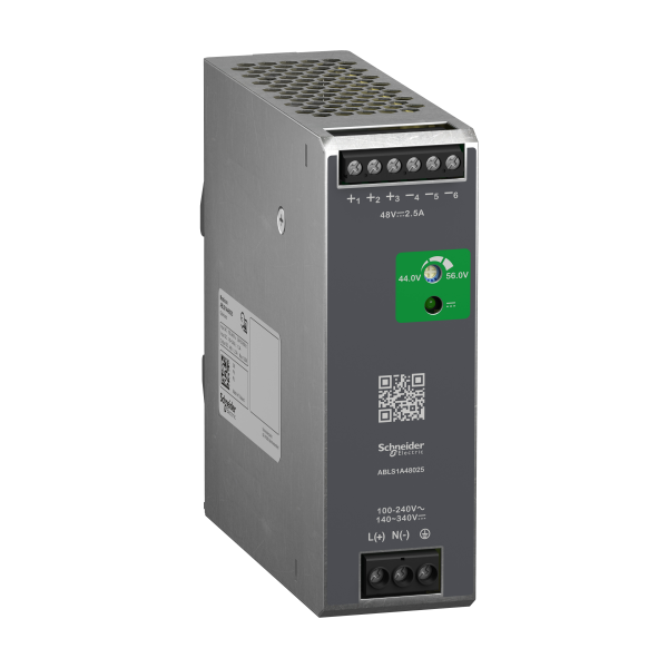 Modicon abl - alimentation à découpage - 2,5a - 100à240vca mono/biphasé - 48vcc
