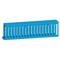 Spacial Thalassa - goulotte perforee sans couvercle - 2m - 35x30mm - bleu