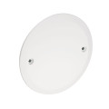 Couvercle Rond Plein pour Boîte Ø 67 mm Multifix Schneider Electric – Fixation avec 2 Vis