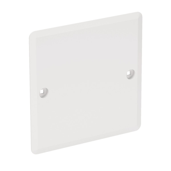 Couvercle Carré Plein pour Boîte Ø 40 mm Multifix Schneider  Electric– Fixation avec 2 Vis