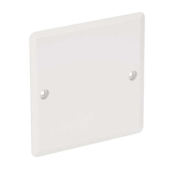 Couvercle Carré Plein pour Boîte Ø 40 mm Multifix Schneider  Electric– Fixation avec 2 Vis