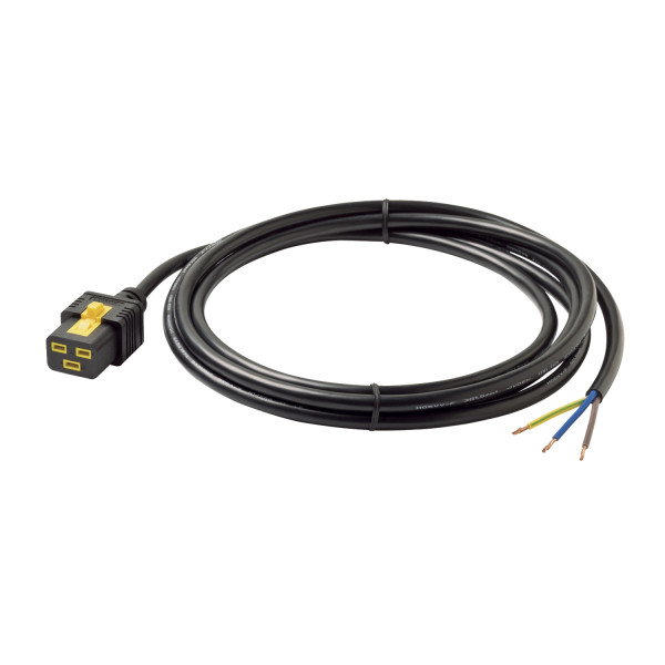 Schneider APC Power Cord, Locking C19 to Rewireable, 3.0m