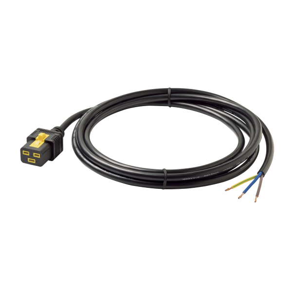 Schneider APC Power Cord, Locking C19 to Rewireable, 3.0m