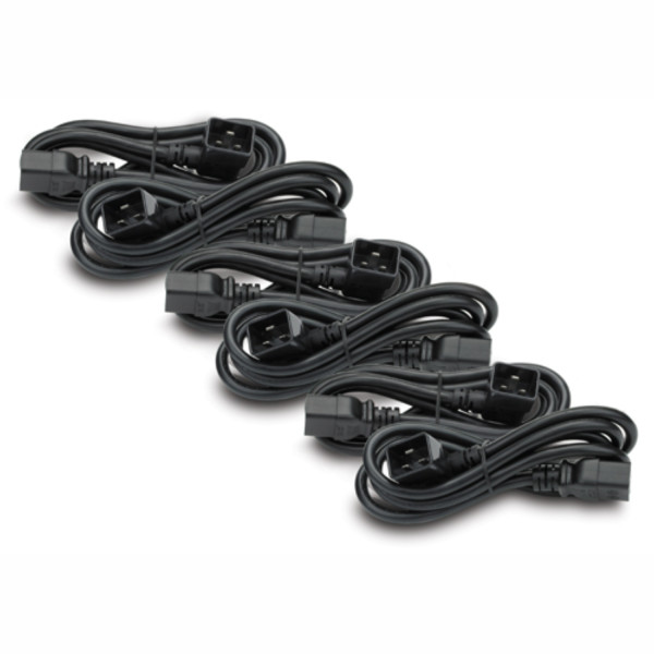 Schneider APC Power Cord Kit (6 ea), C19 to C20 (90 degree), 1.2m