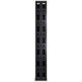 Passe-câbles vertical - pour racks à 2 et 4 montants - h213cm x l30cm - 1 côté