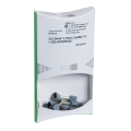 Schneider Electric Embout de câblage Double Surmoulé Format Moyen 2,5 Mm² Gris