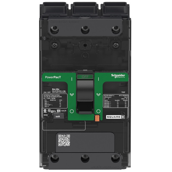 Powerpact b - disjoncteur bd - 18ka 600y/347v - tm40d - 3p - cosse