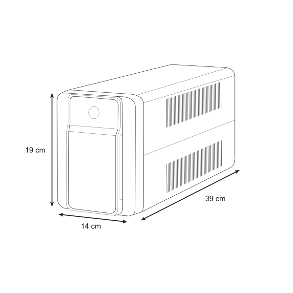 Backups bx - onduleur line-interactive - 1200va, 230v - prises françaises