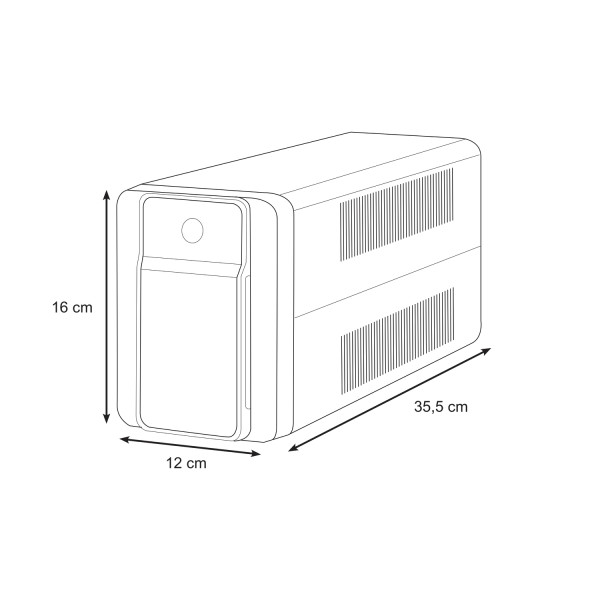 Backups bx - onduleur line-interactive - 950va, 230v - prises françaises