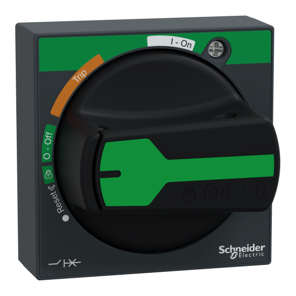 Schneider Electric Poignee Rotative Noire Ip 54