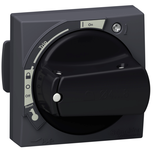 Schneider Electric Poignee Rotative Noire Ip 54
