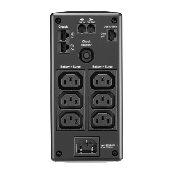 Back ups pro br 650va - 6 iec - avr - lcd interface - Schneider Electric - BR650MI