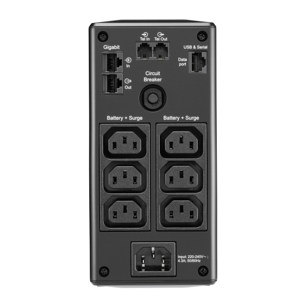 Back ups pro br 650va - 6 iec - avr - lcd interface - Schneider Electric - BR650MI