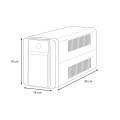 Backups bx - onduleur line-interactive - 1600va, 230v - prises françaises