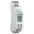 Interrupteur horaire Schneider CCT15854 – Acti9 IHP – 1 canal – 24h/7j – 56 programmes – réserve de marche – 1 module