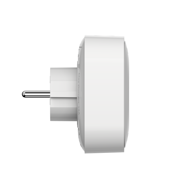 Prise connectée et répéteur Schneider Wiser Zigbee 13A blanc