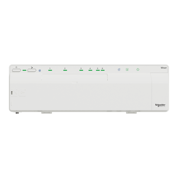 Wiser - actionneur de plancher chauffant hydraulique - 6 zones - 230v