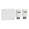 Wiser - kit vannes thermostatiques connectées passerelle wifi + 2 têtes de vanne