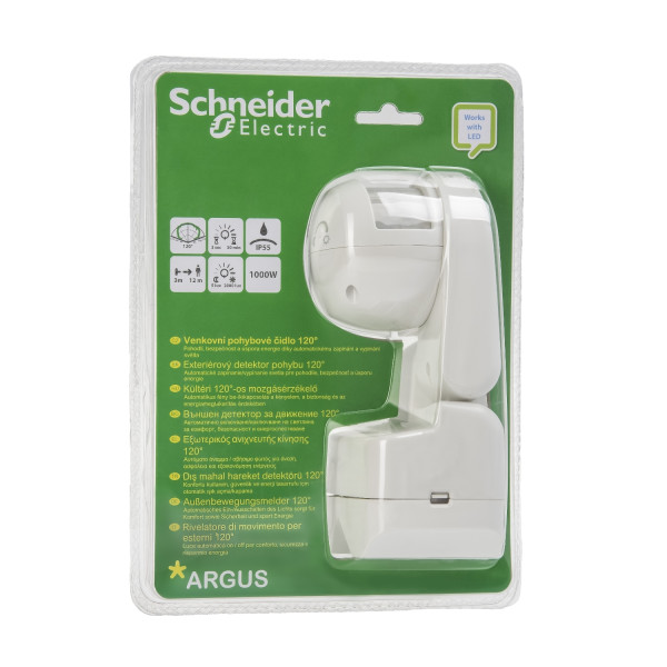 Argus Standard 120° détecteur de mouvement, interieur/extérieur IP55, blister