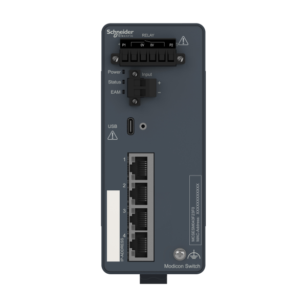 Modicon switch administré - 4 ports cuivre