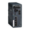 Modicon switch administré - 4 ports cuivre & 1 port fibre monomode