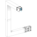 Canalis ksa - coude mult. coupe feu 1000a - 3 côtés ajust. 300-800 ou 700-1200mm