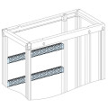 Prismaset p active - longerons l650 - lot de 2