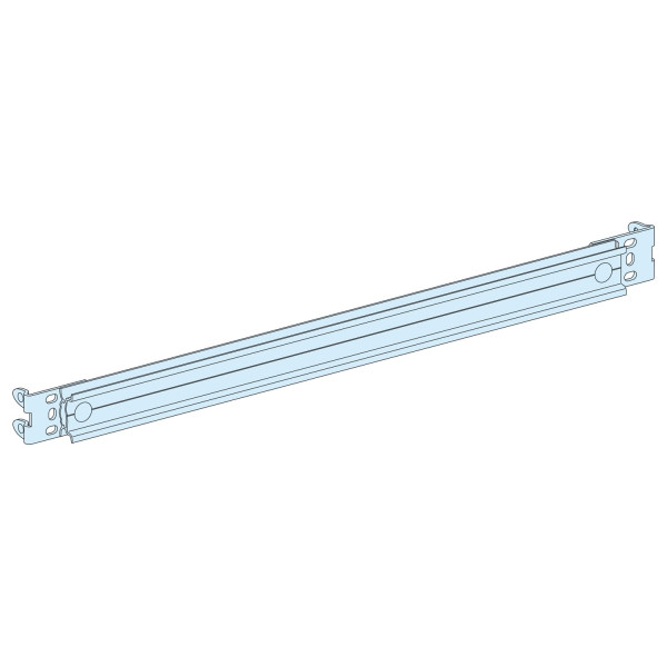 Prismaset p active - rail appareillage modulaire - montage en fond - l650