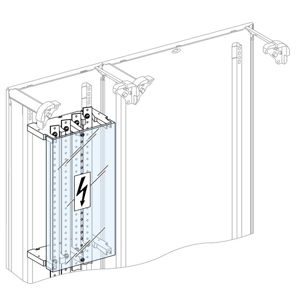 Écran de Protection de Jeu de Barres Etagés en Gaine Transparent Linergy BS Schneider Electric - Hauteur 1500 mm - Largeur 250 mm