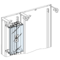 Écran de Protection de Jeu de Barres Etagés en Gaine Transparent Linergy BS Schneider Electric - Hauteur 1500 mm - Largeur 250 mm