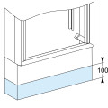 Prismaset g active - rehausse socle armoire ou extension - l600 - h100