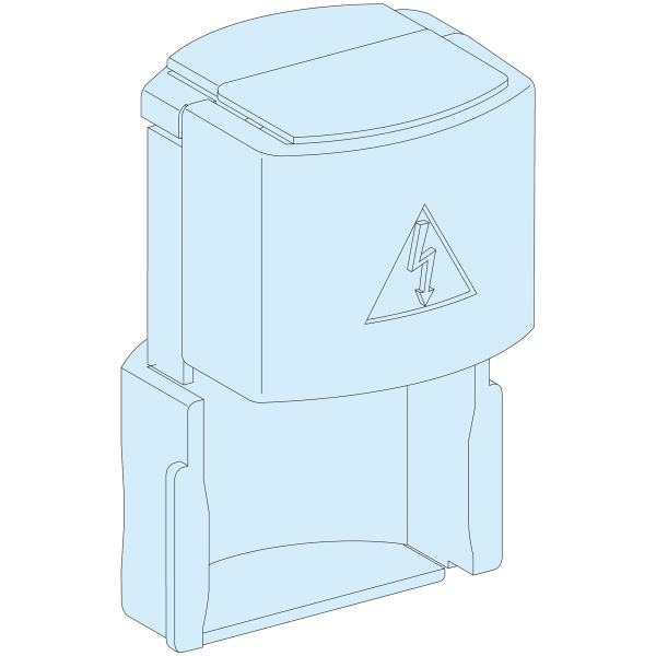 Linergy fm - cache borne du répartiteur 160/200 a - lot (x4)