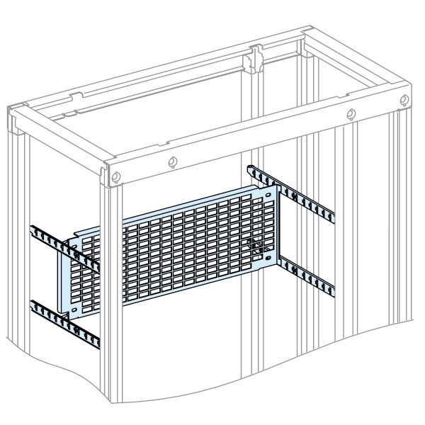 Prismaset p active - platine perforée 6m + 4 traverses pour réglage en prof.
