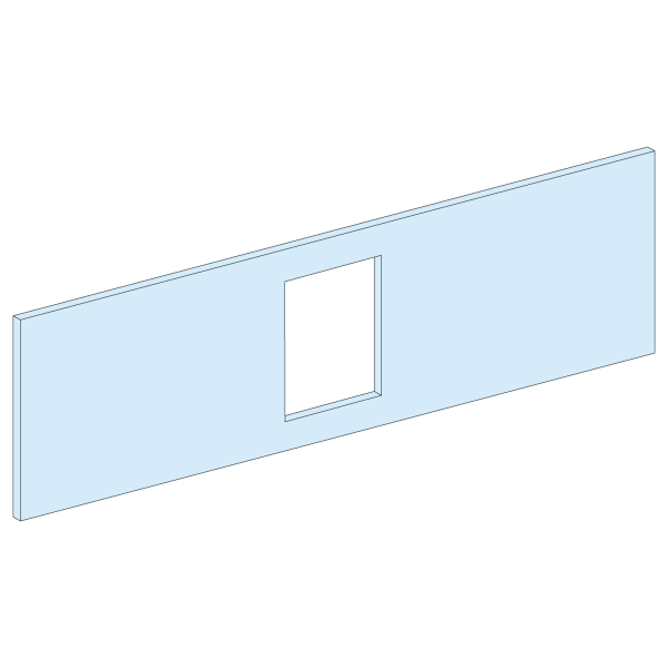 Prismaset p active - plastron ins-inv250 - 4m-l650-fixe-horizontal-cde rotative