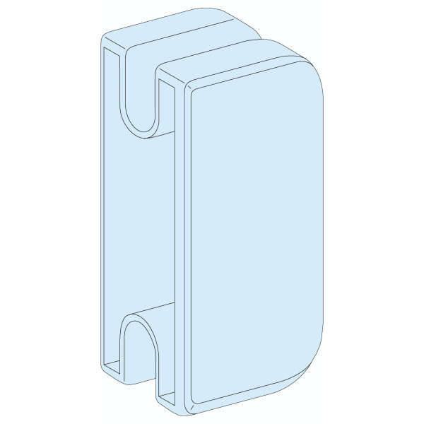 Prismaset active - passe-fils à travers face avant - 17x27mm - lot de 10