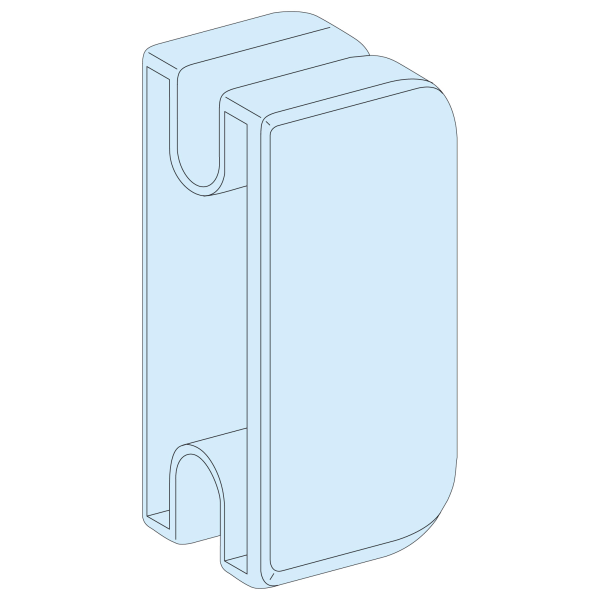 Prismaset active - passe-fils à travers face avant - 17x27mm - lot de 10