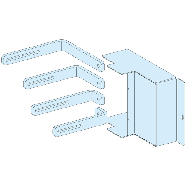 Prismaset p active - liaison jdb.v nsx400/630-horiz. débro/chassis-tte cde - 4p