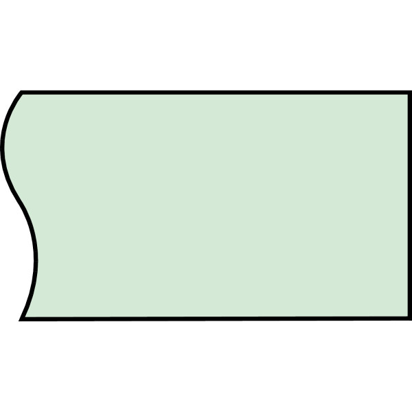 Linergy bs - barre pour jdb horizontal - plate pleine - l= 2000mm - 60x5
