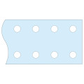Linergy bs - barre pour jdb horizontal - plate pleine - l= 2000mm - 60x5