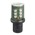 Schneider Electric Lampe de Signalisation Del Clignotante Rouge Ba 15D 24 V