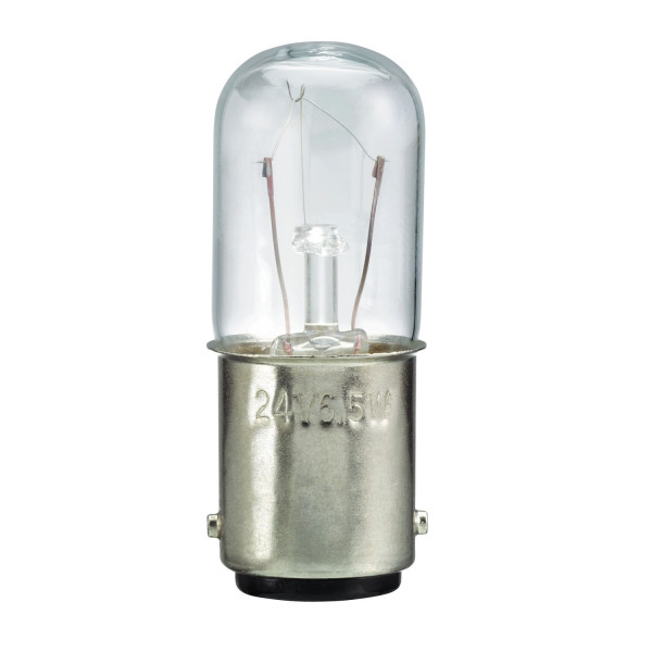 lampe de signalisation à incandescence incolore BA 15d 24 V 10 W