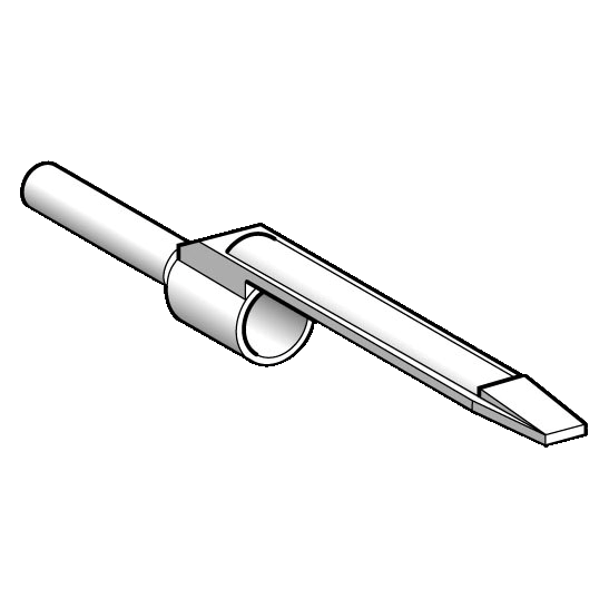 Schneider Electric Embout de câblage Porte-repères Format Moyen 0,5 Mm² Blanc