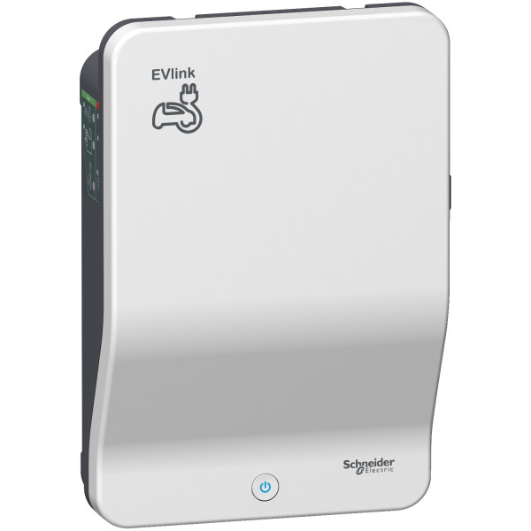 Station de Charge Smart Wallbox 3/22 kW 1 Prise T2S + 1 Prise TE EVlink Schneider