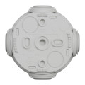 Boîte de dérivation Ø60 Schneider Mureva Box étanche 4 embouts Gris IP55