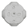 Boîte de dérivation Ø60 Schneider Mureva Box étanche 4 embouts Gris IP55