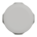 Boîte de dérivation Ø60 Schneider Mureva Box étanche 4 embouts Gris IP55