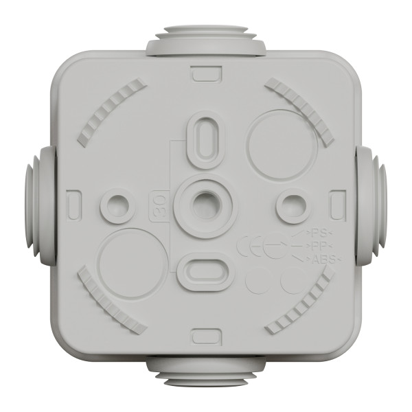 Boîte de Dérivation Grise IP55 avec Embouts 65x65x45 mm Mureva Box Schneider