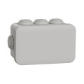 Boîte de dérivation 105x65x55 Schneider Mureva Box étanche 8 embouts Gris IP55